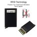 Money Clips Double Layer Rfid Metal Credit Card Holder Smart Wallet Men's Card Bag Bank Card Box Wallet Wallet Men_viptrois.com