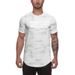 Men's Clothing Quick Drying T Shirt Men's Fitness Short Sleeved High Elastic Muscle Tights Sports Running Half Sleeved Breathable Training_viptrois.com