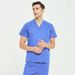 Men's Clothing Split Suit Men And Women Long And Short Sleeves Dark Green Gauze Hand Brushing Clothes Beauty Pet Oral Work Clothes_viptrois.com