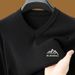 Men's Premium Wool Sweater Solid Color Autumn And Winter V-neck Knitted Sweater Casual Versatile Base Sweater_viptrois.com