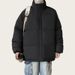 Unisex Oversized Puffer Jacket With Stand Collar, Winter Warm Polyester Coat In Black/White/Grey/Brown/Green (Sizes M-8XL)_viptrois.com