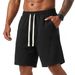 Retro Street Style Loose Sports Pants For Men Casual Five Point Trendy Fashion_viptrois.com