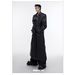 Autumn And Winter New PU Leather Coat Jacket Three-dimensional Splicing Long Knee Trench Coat_viptrois.com