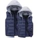 The New Autumn And Winter Coats Feature Thickened Cotton Vests For Men, Removable Cotton Waistcoats For Couples, And Cotton Workwear Vests For Women_viptrois.com