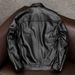 Men's Faux Leather Jacket With Cotton Lining, Relaxed Fit Double Breasted Bomber Coat For Casual Wear (Black/Brown, Thin/Thick Options)_viptrois.com