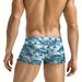 Men's Clothing New Blue Camouflage Print Zipper Tether Four Corner Men's Swimming Beach Pants_viptrois.com