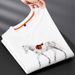 Men's Clothing luxury warhorse towel embroidery men's short sleeved T shirt summer new breathable leisure ice silk round neck T shirt trend_viptrois.com