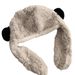 Earphones, bears, women's winter scarves, all in one outdoor cycling warm and cold proof cover, thick plush Lei Feng_viptrois.com