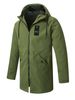 Men's Slim-Fit Trench Coat – Lightweight Polyester Jacket With Hood For Business Casual_viptrois.com