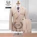 Men's Clothing Striped Casual Suit Two Piece Wedding Dress Groomsmen Costumes Performance Costumes Jacket_viptrois.com