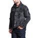 Men's Casual Denim Jacket European American Style Solid Color Distressed Button Workwear Cardigan One Piece_viptrois.com