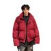 Gypsy Red Down Cotton Clothes Men's Winter Thickened Warm Bread Clothes American High Street Design Sense Ruffian Handsome Jacket_viptrois.com