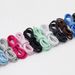 Shoelace Solid Color Round 3mm Elastic Rope Lazy Rubber Band Shoes Decorated With Non-slip Elastic High Elastic Hair Cord_viptrois.com
