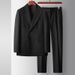 Men's Clothing Men's Suits Spring And Autumn Youth Double Breasted Light Luxury Business Wedding Suits Men's High End Dresses_viptrois.com