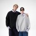 Men's Clothing Faux Two Piece Color Blocked Design Shirt Collar Sweatshirt Men's Spring And Autumn New Loose Trendy Versatile Couple Jacket Top_viptrois.com