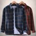 CT 2025 New Men's Plaid Trendy Fashion Casual Long Sleeve Shirt Jacket_viptrois.com