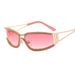 Cross Border New Y2K Hollow Diamond Sunglasses Futuristic Fashion Metal Frame Retro Small Sunglasses For Women In Europe And America_viptrois.com