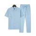 New Summer Men's Slim Fit Trendy Youth Casual Sports Suit_viptrois.com