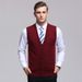 Men's Knit Cardigan Vest - Slim Fit V-Neck Sleeveless Sweater For Casual Wear, Fashion, Multiple Colors & Sizes_viptrois.com