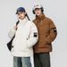 Men's Clothing Cotton Coat Couple Trendy Brand Puffer Coat Cotton Coat 2023 New Style Youth Student Korean Version Thick Warm Cotton Top Coat_viptrois.com