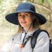 UPF 50+ Women's Sun Hat - Wide Brim Beach Hat For Travel & Outdoor (Lightweight, Quick-Dry, Adjustable Chin Strap, Breathable Fabric)_viptrois.com