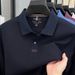 Nordmann Spring And Autumn Solid Color Long Sleeve Business Casual Polo Shirt Sports Fashion Breathable Versatile Pure Cotton_viptrois.com