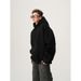 400G Heavy Short Hoodie Sweater Men's Autumn And Winter Trendy Brand Stiff Basic American Top Flower Gray Coat_viptrois.com