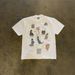 250g Heavyweight Cotton American Style Oversized Cat Print T-Shirt Loose Fit Short Sleeve Casual Top for Men Y2K Retro Daily Wear_viptrois.com