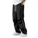 Men's Summer Casual Drawstring Pants - Lightweight Breathable Loose Fit Trousers For Streetwear_viptrois.com