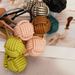 Snowball Ornaments Hand Woven Ball Versatile Women's Bag Accessories Wholesale Car Hanging High End Bag Pendant_viptrois.com