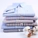 Men's Slim-Fit Oxford Striped Shirt – Wrinkle-Resistant, Breathable & Stylish Casual Wear_viptrois.com