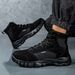 European Warm Series Autumn Winter New High-top Sports Military Fashion Casual Outdoor Hiking Trekking Martin Boots Men's Shoes_viptrois.com