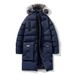 Men's Plus Size Winter Parka With Detachable Faux Fur Hood, Oversized Thickened Long Coat For Extreme Cold Weather_viptrois.com