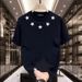 Men's Clothing Trendy Five Pointed Star Versatile Short Sleeved T Shirt Large Size Simple Men And Women's Clothing Couple Half Sleeved T Shirt_viptrois.com