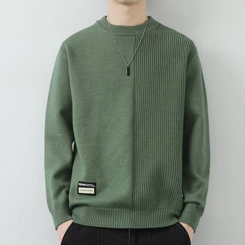Autumn/Winter Sweater Men's Trendy Loose Knitted Sweater Winter Ins Lazy Thread Coat Fashion_viptrois.com