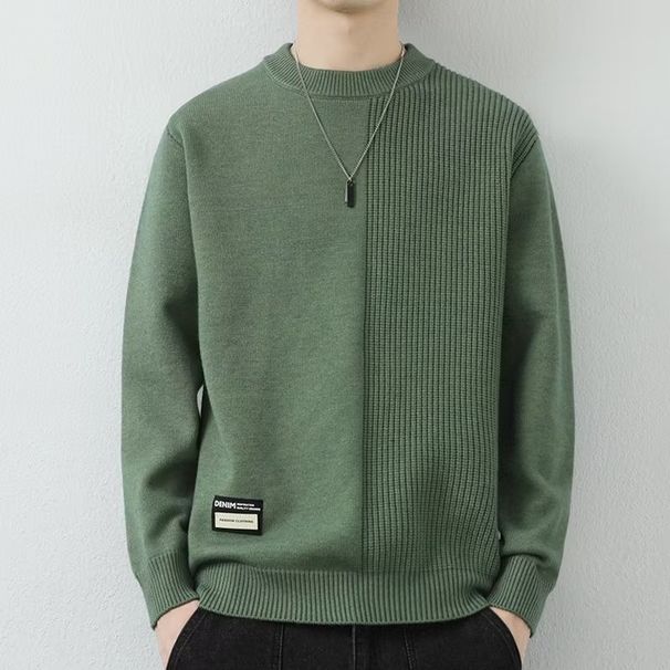 Autumn/Winter Sweater Men's Trendy Loose Knitted Sweater Winter Ins Lazy Thread Coat Fashion_viptrois.com