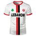 Lebanon Football Jersey T Shirts Adult & Kids Light Luxury Digital Printed Sports Soccer Uniforms Men's Lebanese Flag Clothing_viptrois.com