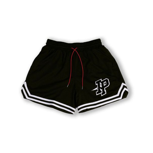 Man's clothing Casual sports shorts spliced men's quarter shorts Summer basketball shorts Embroidered shorts_viptrois.com