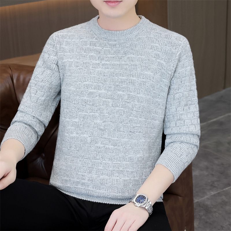 Fashion Youth Men's Casual Pullover Sweater Knitted Sweater Men's_viptrois.com