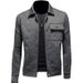 Men's Clothing Spring New Men's Light Luxury Fashion High-end Jacquard Workwear Loose Jacket Lapel Coat_viptrois.com