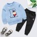 Children's Clothing Boys Spring New Cartoon Sweatshirt Set For Older Children Spring And Autumn Terry Cotton Sweatpants Two-piece Set_viptrois.com