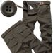 German Environmentally Friendly Fabric Overalls, Fattened And Enlarged Loose Casual Pants, Elastic Waist Pure Cotton Working Pants For Men_viptrois.com