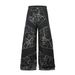 Men's Clothing Jiayiku Men's Autumn New American High Street RO Style Deconstruction Functional Style Tie Dye Jeans Wide Leg Pants_viptrois.com