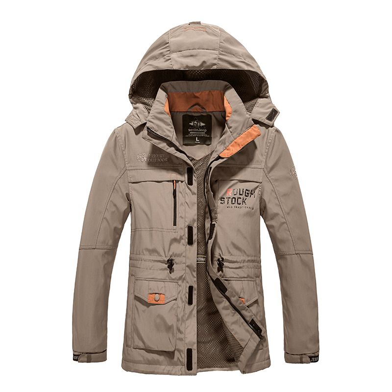 Men's Clothing outdoor assault clothing multi-functional single-layer skiing mountaineering clothing team jacket _viptrois.com