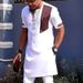Man's Clothing Youth Cotton Casual White Lapel Summer Ordinary Men's Suit_viptrois.com