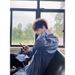 Retro Blue Checkered Shirt, Sun Protection Shirt, Men's Autumn Casual Jacket_viptrois.com