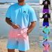 Men's Tropical Print Short Sleeve Shirt - Loose Fit Hawaiian Beach Shirt For Vacation & Summer | Lightweight Breathable Fabric | Casual Resort Wear_viptrois.com