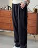 Men's Clothing Lightweight Soft Denim Loose Casual Pants For Men, Comfortable Straight Leg, Drape, Loose Fit, Versatile Retro Trendy Brand Pants_viptrois.com