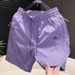 Summer Fashionable Breathable Men's Shorts Versatile Casual Outerwear Simple Letter Design Comfortable Couple Wear_viptrois.com