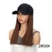 Women's Fashion Hair Wig With Baseball Cap - Natural Looking Straight Bob Lace Front Wig - High Temperature Synthetic Fiber_viptrois.com